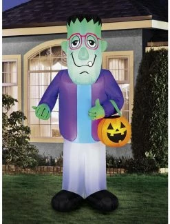 Brand new ⭐ Trick-or-Treating Monster 7-foot Inflatable Airblown 😍 -Furniture Outlet Store 19805138 av1