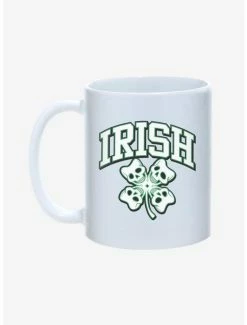 Cheap 👍 St. Patty's Irish Skull Clover Mug 11oz 🥰
