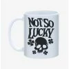 Deals 🧨 St. Patty's Not So Lucky Skull Clover Mug 11oz ⭐