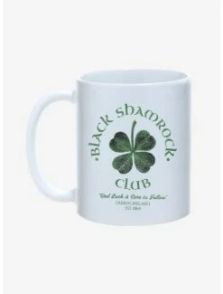 Best Sale ⌛ St. Patty's Black Shamrock Club Mug 11oz ⭐