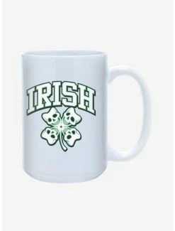 Best Pirce 🧨 St. Patty's Irish Skull Clover Mug 15oz 🎁