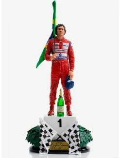 Outlet 😀 Grand Prix Brazil 1991 Ayrton Senna Deluxe Art Scale 1/10 💯