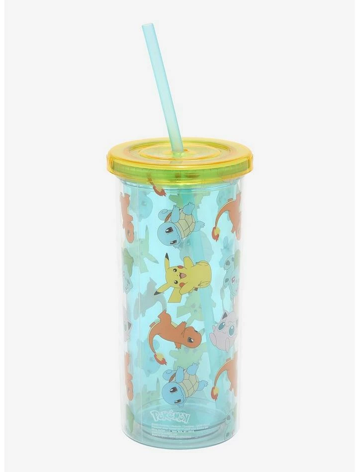 Best Pirce ✨ Pokemon Starters Acrylic Travel Cup ❤️ 2 Best Pirce ✨ Pokemon Starters Acrylic Travel Cup ❤️ - Image 2