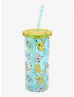 Best Pirce ✨ Pokemon Starters Acrylic Travel Cup ❤️