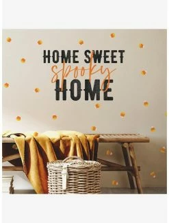 New ⌛ Home Sweet Spooky Home Quote Peel & Stick Wall Decals 🔔 -Furniture Outlet Store 19830393 av1