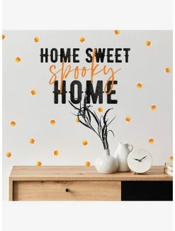 New ⌛ Home Sweet Spooky Home Quote Peel & Stick Wall Decals 🔔 -Furniture Outlet Store 19830393 av2