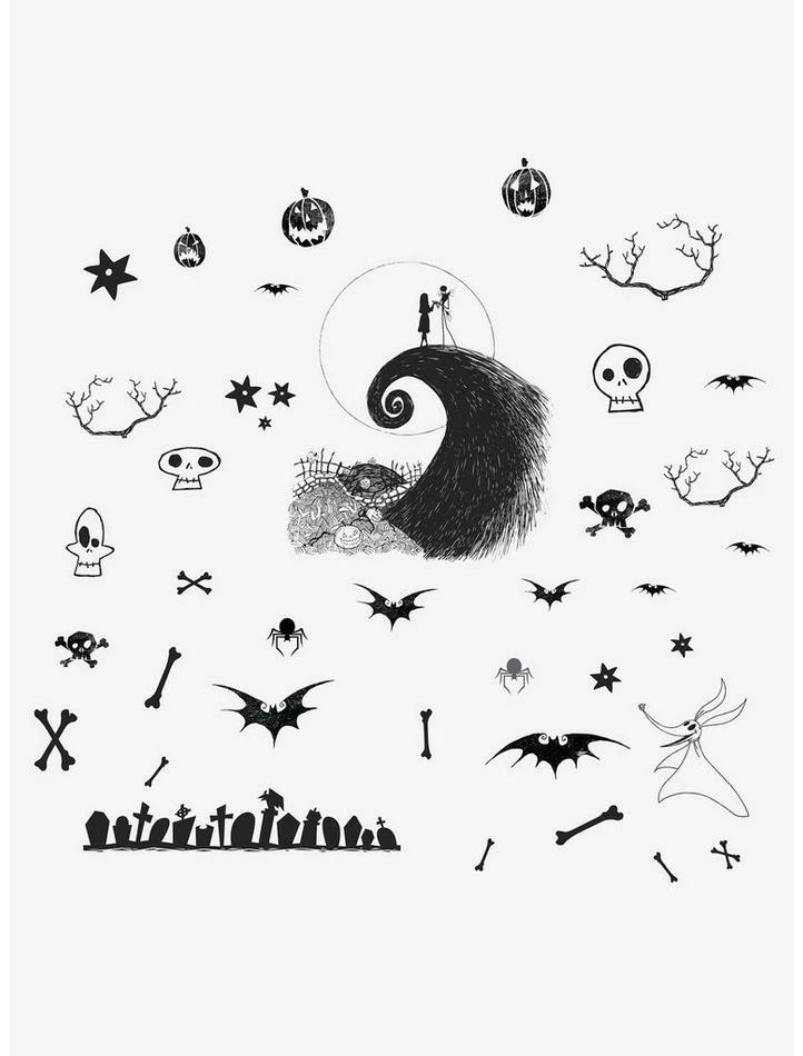 Buy ๐งจ Disney Nightmare Before โ Christmas Jack and Sally Peel & Stick Wall Decals ๐ฅ 2 Buy ๐งจ Disney Nightmare Before โ Christmas Jack and Sally Peel & Stick Wall Decals ๐ฅ - Image 2