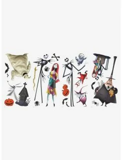 Outlet 🌟 Disney Nightmare Before 🎄 Christmas Peel & Stick Wall Decals 🔥 -Furniture Outlet Store 19830401 av1