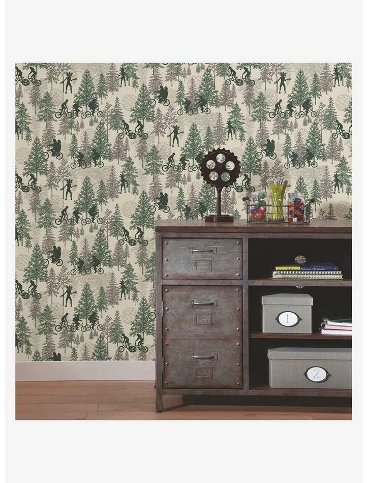 Hot Sale 🤩 Stranger Things Hawkins Woods Peel & Stick Wallpaper Dark 😉 3 Hot Sale 🤩 Stranger Things Hawkins Woods Peel & Stick Wallpaper Dark 😉 - Image 3