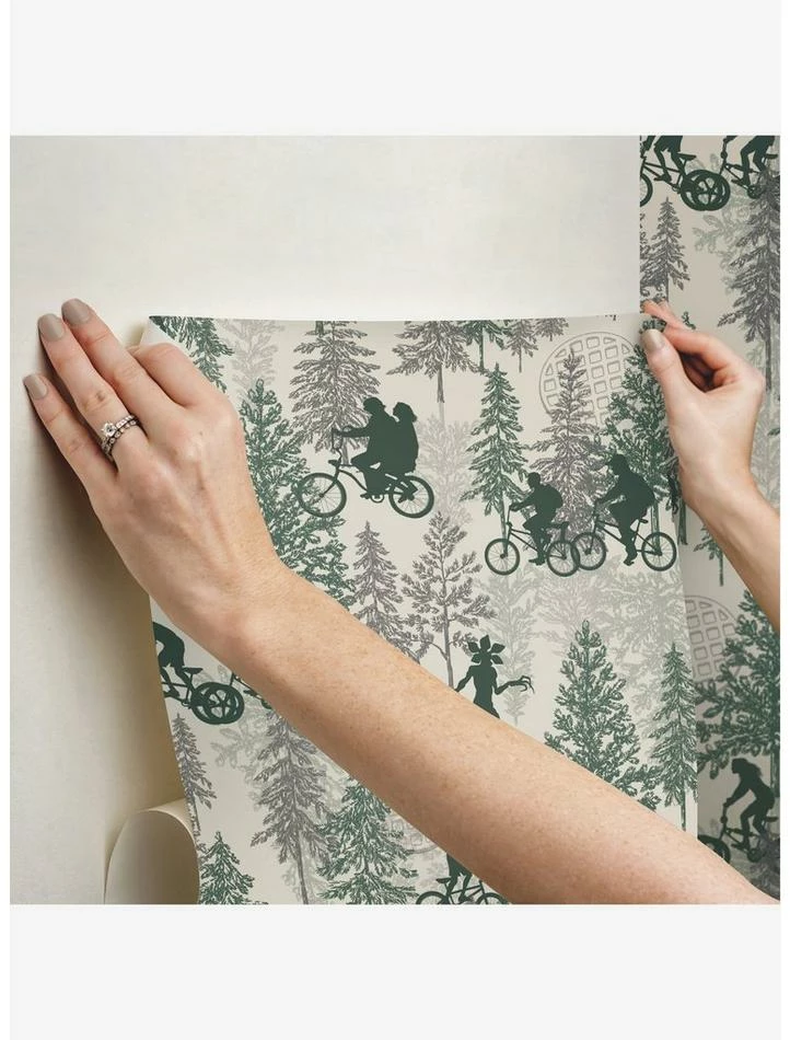 Hot Sale 🤩 Stranger Things Hawkins Woods Peel & Stick Wallpaper Dark 😉 6 Hot Sale 🤩 Stranger Things Hawkins Woods Peel & Stick Wallpaper Dark 😉 - Image 6