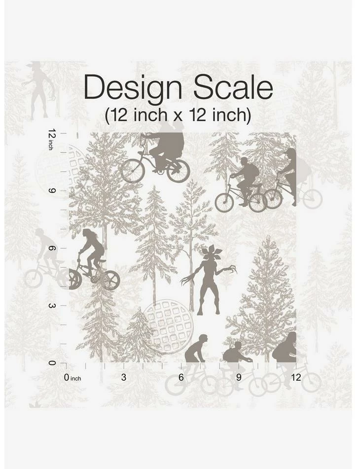 Budget ๐ Stranger Things Hawkins Woods Peel & Stick Wallpaper Light ๐ 5 Budget ๐ Stranger Things Hawkins Woods Peel & Stick Wallpaper Light ๐ - Image 5