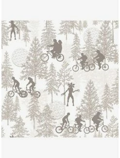 Budget 🛒 Stranger Things Hawkins Woods Peel & Stick Wallpaper Light 😀