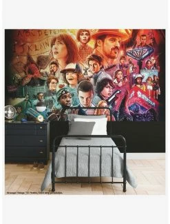 Budget 😉 Stranger Things Mural Wallpaper 🎉 -Furniture Outlet Store 19830407 av3