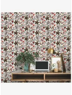 Best reviews of 💯 Stranger Things Hellfire Club Red Peel & Stick Wallpaper 🥰 -Furniture Outlet Store 19830413 av4