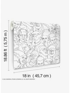 Promo 😉 Universal Monsters Classic Peel & Stick Wallpaper ⭐ -Furniture Outlet Store 19830417 av1