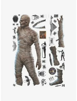 Brand new 👍 Universal Monsters The Mummy Giant Peel & Stick Wall Decals ✔️