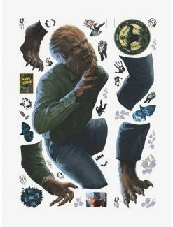 Deals 🎁 Universal Monsters The Wolfman Giant Peel & Stick Wall Decals ❤️