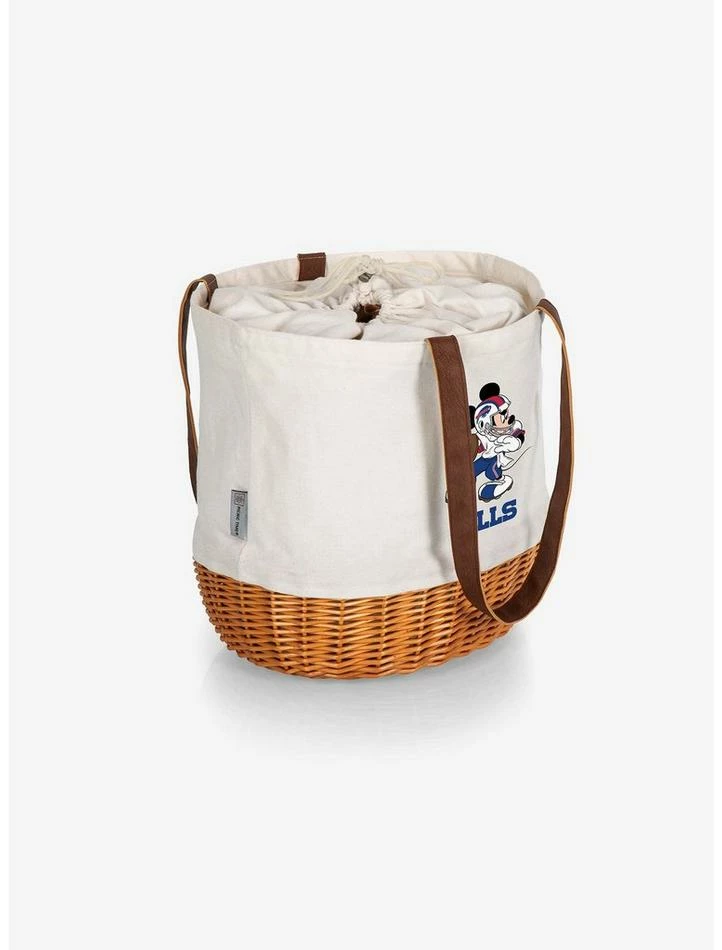 Wholesale ๐งจ Disney Mickey Mouse NFL Buf Bills Canvas Willow Basket Tote ๐ 2 Wholesale ๐งจ Disney Mickey Mouse NFL Buf Bills Canvas Willow Basket Tote ๐ - Image 2