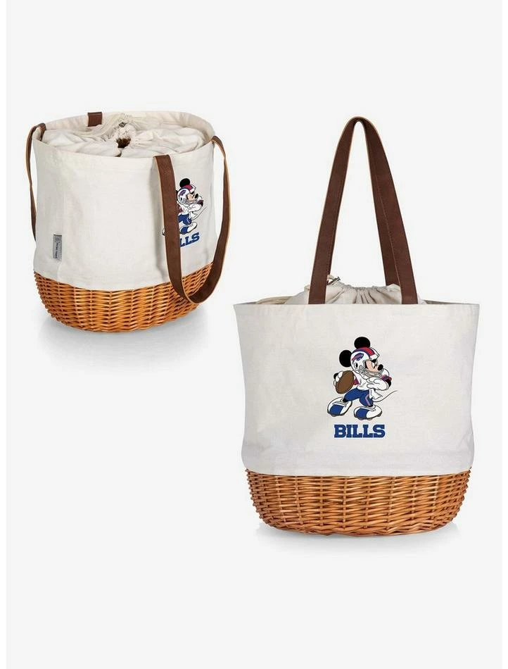 Wholesale ๐งจ Disney Mickey Mouse NFL Buf Bills Canvas Willow Basket Tote ๐ 5 Wholesale ๐งจ Disney Mickey Mouse NFL Buf Bills Canvas Willow Basket Tote ๐ - Image 5