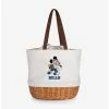 Wholesale 🧨 Disney Mickey Mouse NFL Buf Bills Canvas Willow Basket Tote 🔔