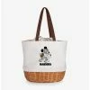 Outlet 🌟 Disney Mickey Mouse NFL Las Vegas Raiders Canvas Willow Basket Tote 🤩