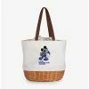 Top 10 💯 Disney Mickey Mouse NFL Los Angeles Rams Canvas Willow Basket Tote 😉