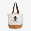 Best Sale 🧨 Disney Mickey Mouse NFL Tampa Bay Buccaneers Canvas Willow Basket Tote 👏