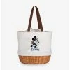 Promo 💯 Disney Mickey Mouse NFL Tennessee Titans Canvas Willow Basket Tote 🔥
