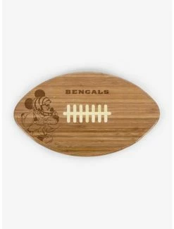 Coupon 🌟 Disney Mickey Mouse NFL CIN Bengals Cutting Board 🔥