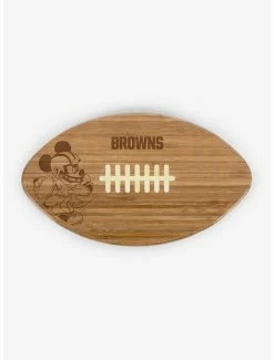 Cheap 🧨 Disney Mickey Mouse NFL CLE Browns Cutting Board 👏