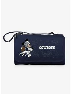 Coupon 🧨 Disney Mickey Mouse NFL Dallas Cowboys Outdoor Picnic Blanket 🔥