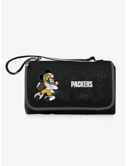 Discount 🎉 Disney Mickey Mouse NFL Green Bay Packers Outdoor Picnic Blanket 🌟