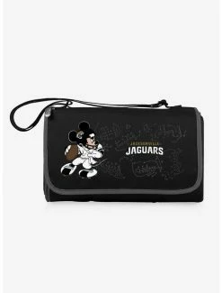 Discount ❤️ Disney Mickey Mouse NFL JAX Jaguars Outdoor Picnic Blanket 🎉