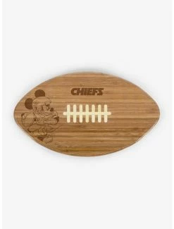 Best Sale ⭐ Disney Mickey Mouse NFL KC Chiefs Cutting Board ⭐