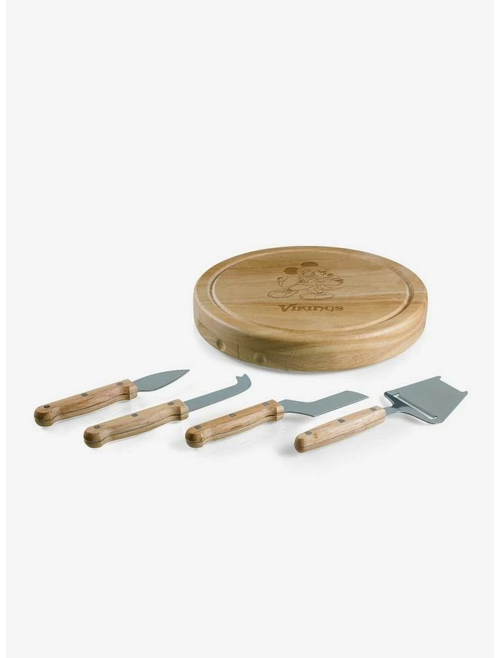 Budget 🤩 Disney Mickey Mouse NFL MIN Vikings Circo Cheese Cutting Board & Tools Set ✔️ 2 Budget 🤩 Disney Mickey Mouse NFL MIN Vikings Circo Cheese Cutting Board & Tools Set ✔️ - Image 2