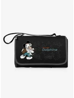 Flash Sale ๐ฏ Disney Mickey Mouse NFL Miami Dolphins Outdoor Picnic Blanket โ