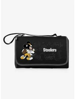 Top 10 ✨ Disney Mickey Mouse NFL Pit Steelers Outdoor Picnic Blanket ⌛