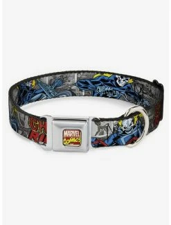 Cheapest 🔔 Ghost Rider 3 Riding Poses Comic Blocks Seatbelt Buckle 🐶 Dog Collar 🛒