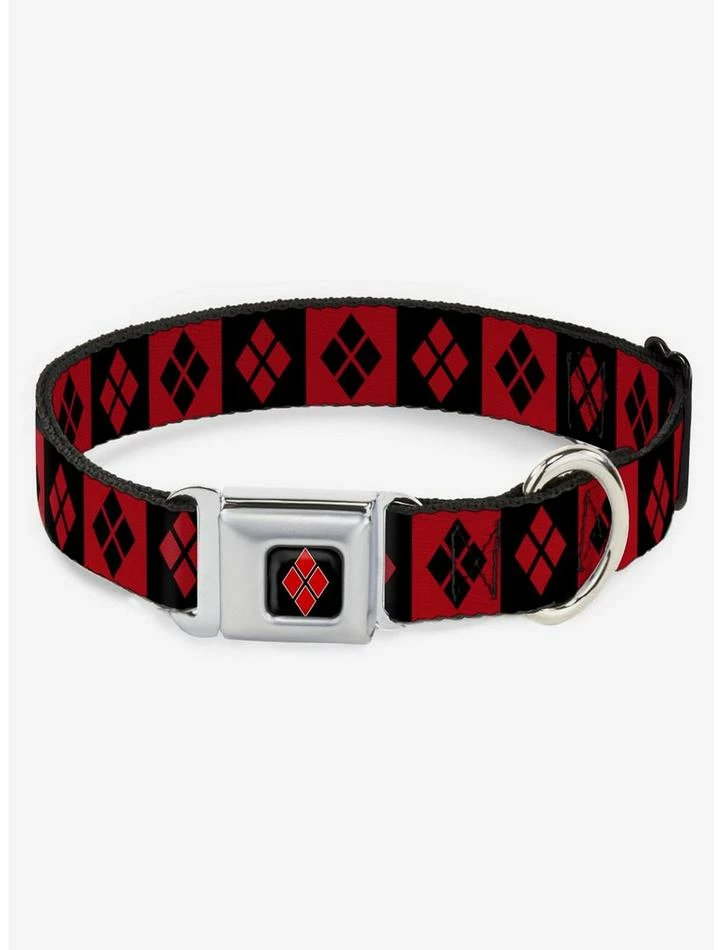 Best deal โญ DC Comics Harley Quinn Diamond Blocks Seatbelt Buckle ๐ Dog Collar ๐ 1 Best deal โญ DC Comics Harley Quinn Diamond Blocks Seatbelt Buckle ๐ Dog Collar ๐