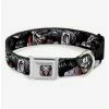 Cheap ✔️ DC Comics The Joker Brilliantly Twisted Psycho Seatbelt Buckle 🦮 Dog Collar ⭐