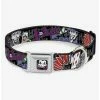 Brand new 🧨 DC Comics The Joker Pose Cards Seatbelt Buckle 🐕 Dog Collar 😀