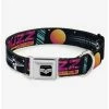 Coupon 🔥 Disney Pixar Lightyear Mission Patches Collage Black Seatbelt Buckle 🐶 Dog Collar 😍