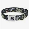 Cheap 😀 Disney Nightmare Before 🎄 Christmas Character Group Cemetery Seatbelt Buckle 🦮 Dog Collar ❤️