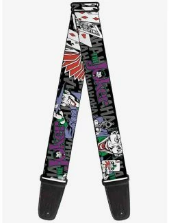 Promo ๐คฉ DC Comics Batman Joker Cards Hahahaha Wide Guitar Strap ๐คฉ
