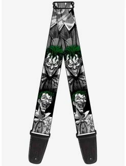 Wholesale 🛒 DC Comics Batman Joker Laughing Poses Wide Guitar Strap 😀