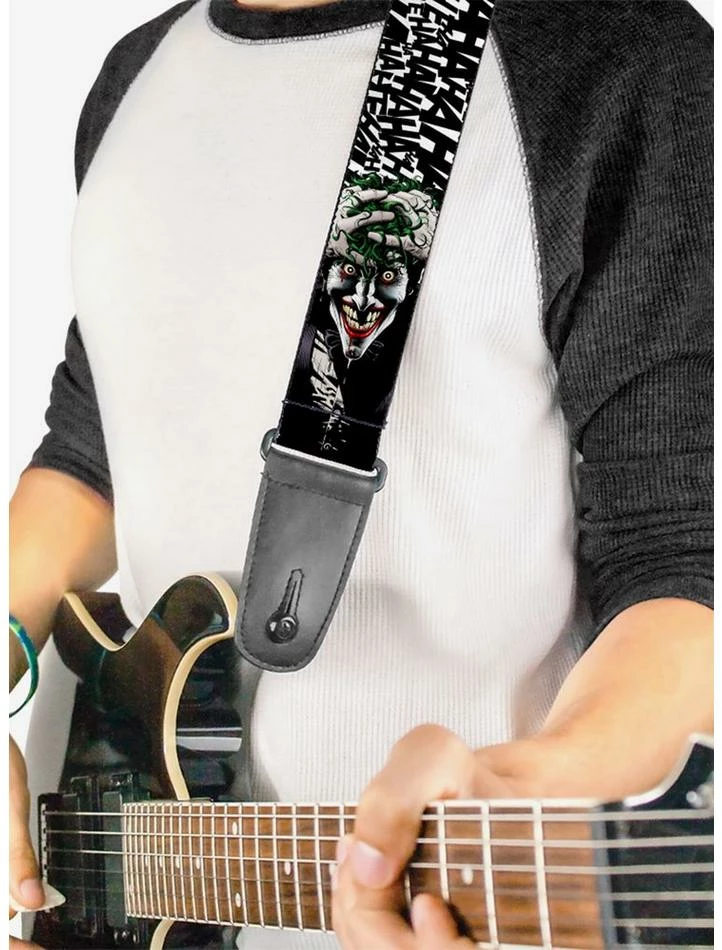 Top 10 ๐คฉ DC Comics Batman Joker The Killing Joke Holding Head Guitar Strap ๐ 2 Top 10 ๐คฉ DC Comics Batman Joker The Killing Joke Holding Head Guitar Strap ๐ - Image 2