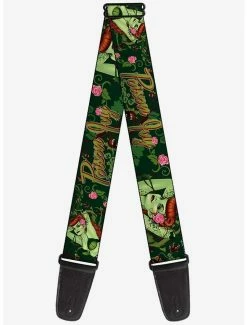 Outlet 🔔 DC Comics Poison Ivy Bombshell Guitar Strap 🌟