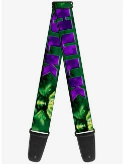Brand new 😍 Marvel Hulk Face Close Up Action Pose Guitar Strap ✔️