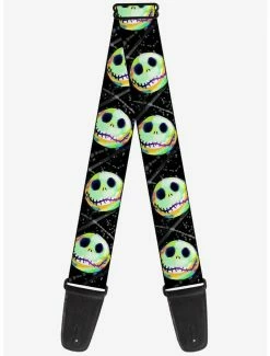 Flash Sale ๐งจ The Nightmare Before โ Christmas Jack Expression Electric Glow Guitar Strap โ๏ธ