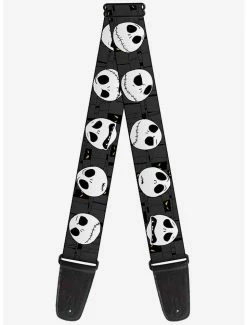 Outlet 💯 The Nightmare Before 🎄 Christmas Jack Expressions Guitar Strap ⭐